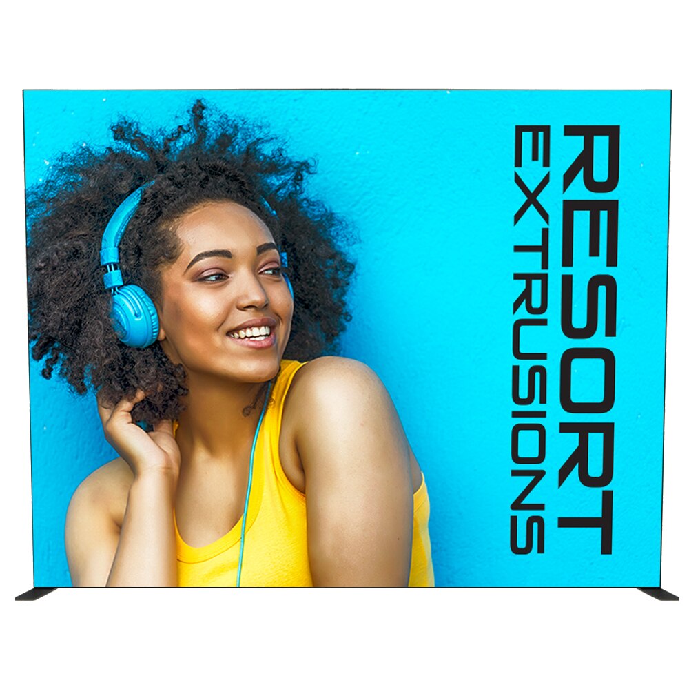 Vail 120DB Black Fabric Frames - Free Standing (120MM SEG Extrusion) — Graphic Package